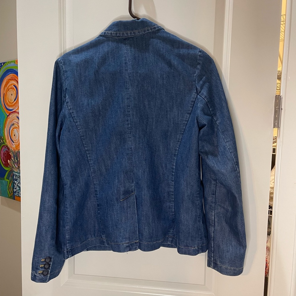 Cherokee Vintage 90’s Denim Jacket Blazer with Pockets Size M - Picture 5 of 8